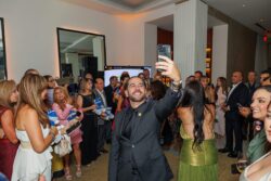 Dr. Velez and the happy sponsors Dr. Velez and the happy sponsors